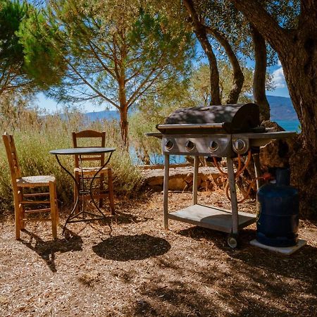 Traditional Architecture Seafront Stone House In 25000Sqm Olive Grove - C Villa Alyfanta Kültér fotó