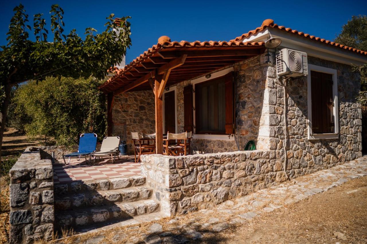 Traditional Architecture Seafront Stone House In 25000Sqm Olive Grove - C Villa Alyfanta Kültér fotó